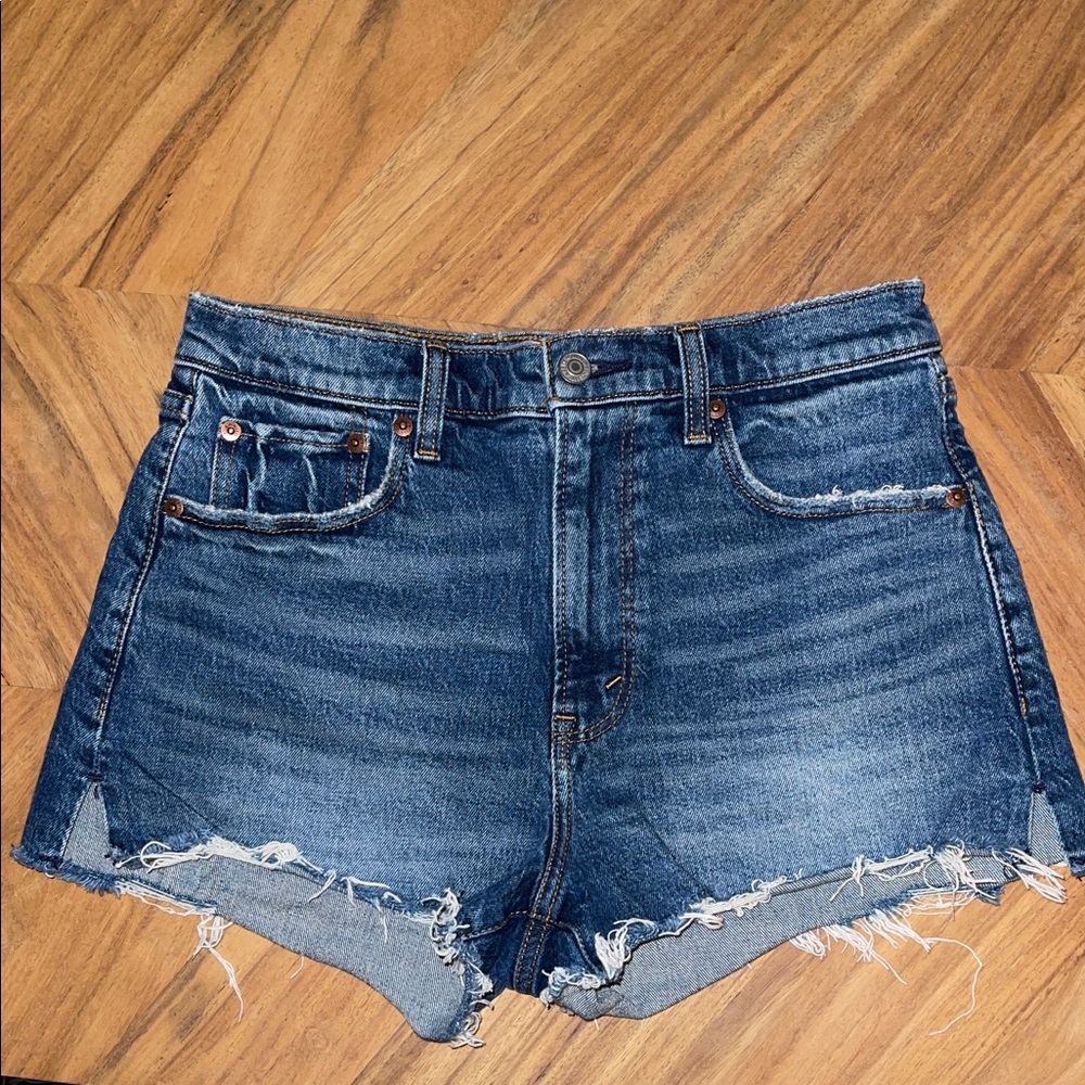 Abercrombie & Fitch Mom Short High Rise Jean Shorts